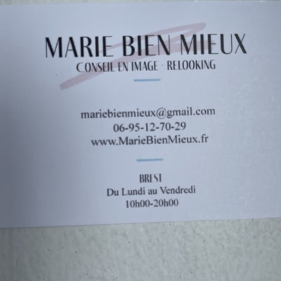 Photo de Marie Bien Mieux. Relooking